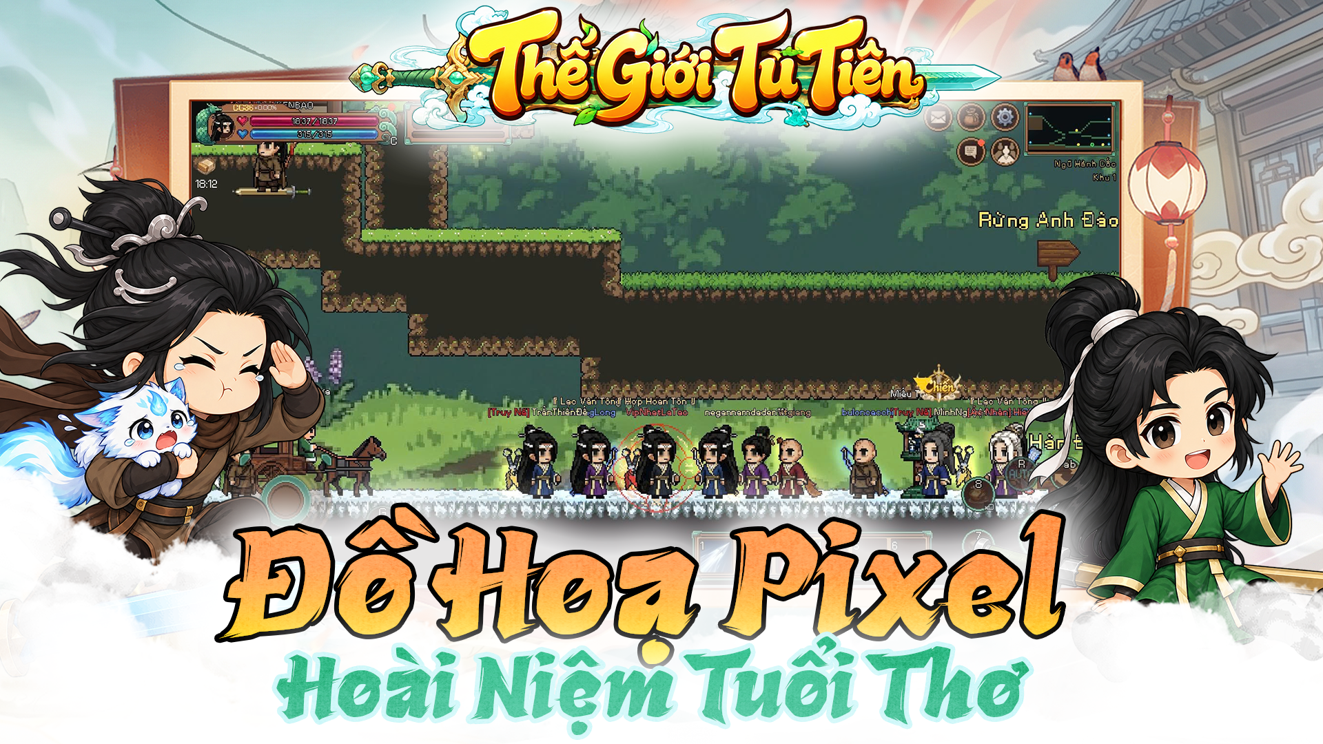 Hướng dẫn lựa chọn Môn Phái và Ngũ Hành nhập môn cho Tân Thủ
